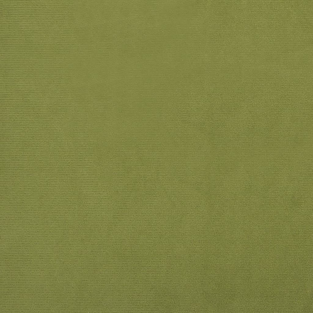 vidaXL kājsoliņš, 78x56x32 cm, gaiši zaļš samts