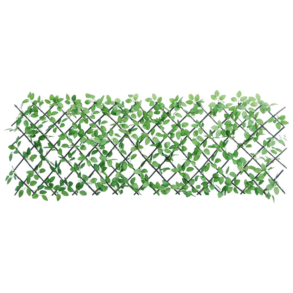 vidaXL mākslīgās efejas špalera, paplašināma, 5 gab., zaļa, 180x65 cm