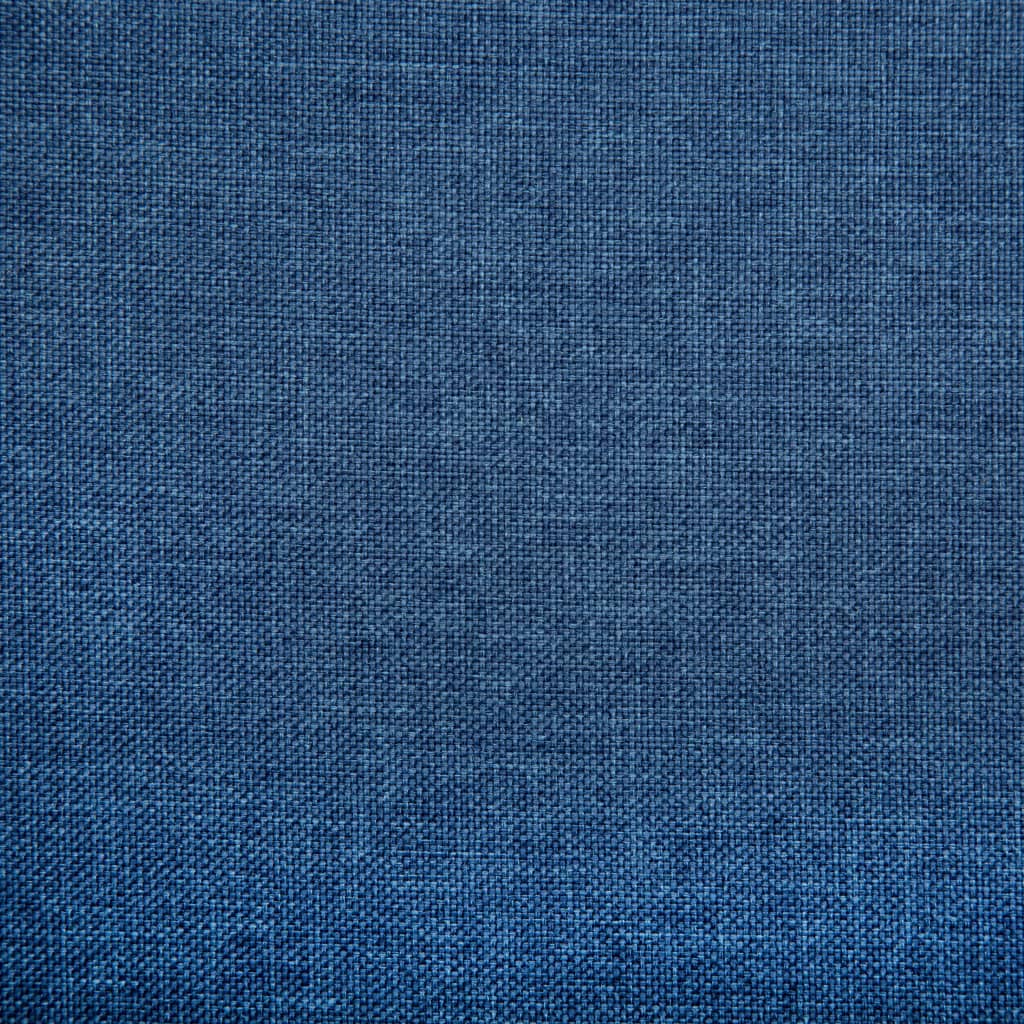 vidaXL dīvāns, divvietīgs, 115x60x67 cm, zila auduma apdare