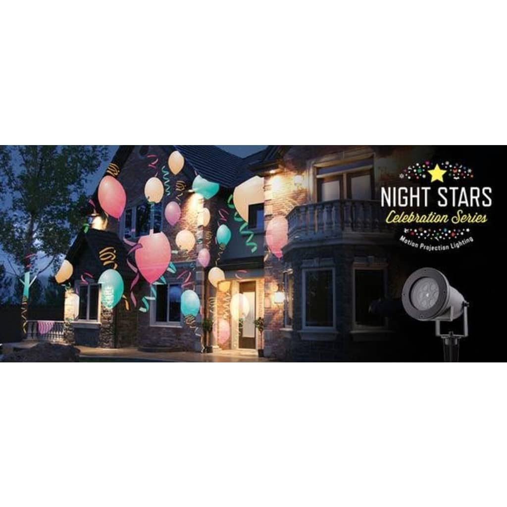 Night Stars LED projektors "Holiday Charms", 6 moduļi, 12 W, NIS004