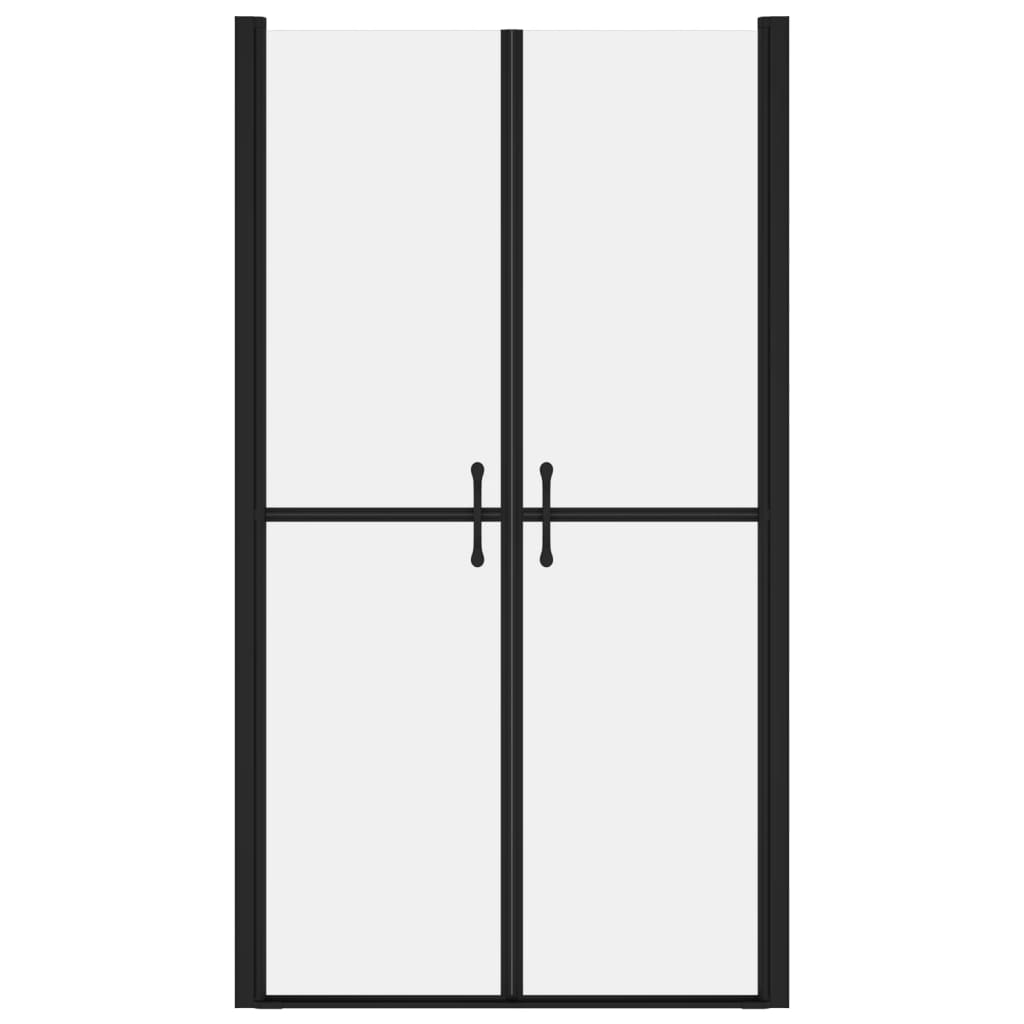 vidaXL dušas durvis, (93-96)x190 cm, ESG, matētas