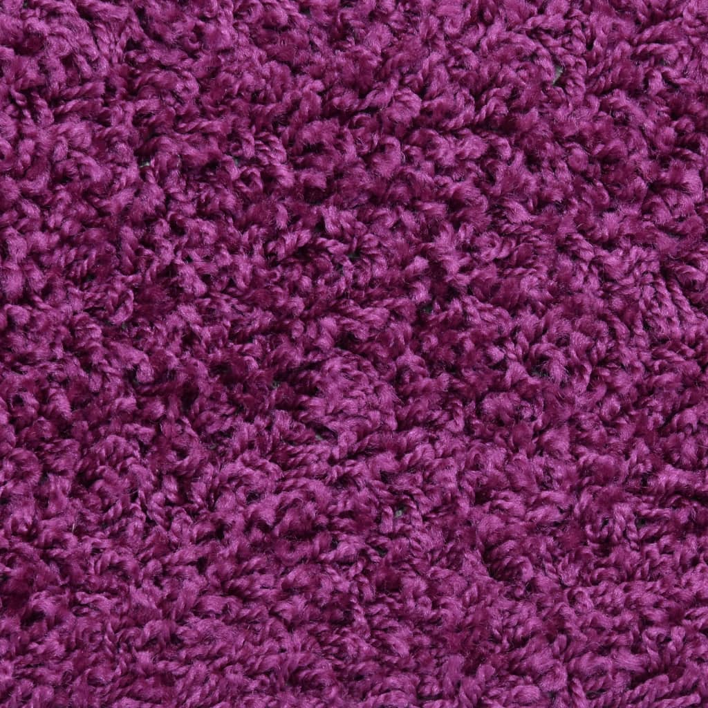 vidaXL kāpņu paklāji, 10 gab., 65x21x4 cm, violeti