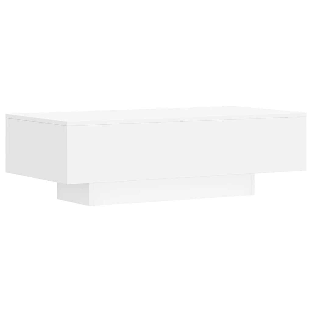 vidaXL kafijas galdiņš, balts, 100x49,5x31 cm, inženierijas koks