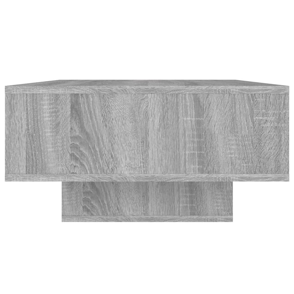 vidaXL kafijas galdiņš, pelēks ozols, 105x55x32 cm, inženierijas koks