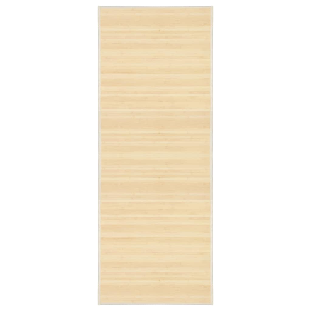 vidaXL paklājs, bambuss, 80x200 cm, dabīgā krāsā