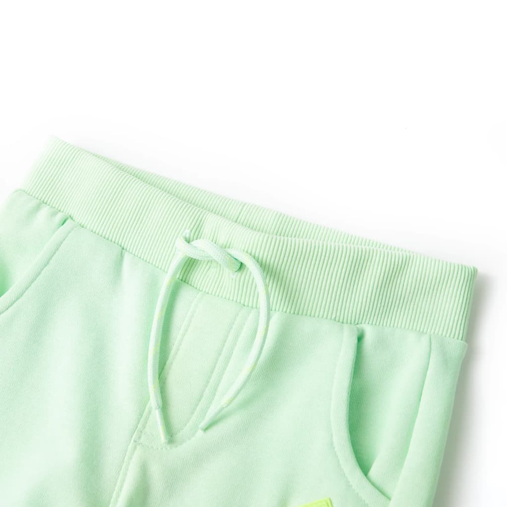 Bērnu sporta bikses, zaļas, 92
