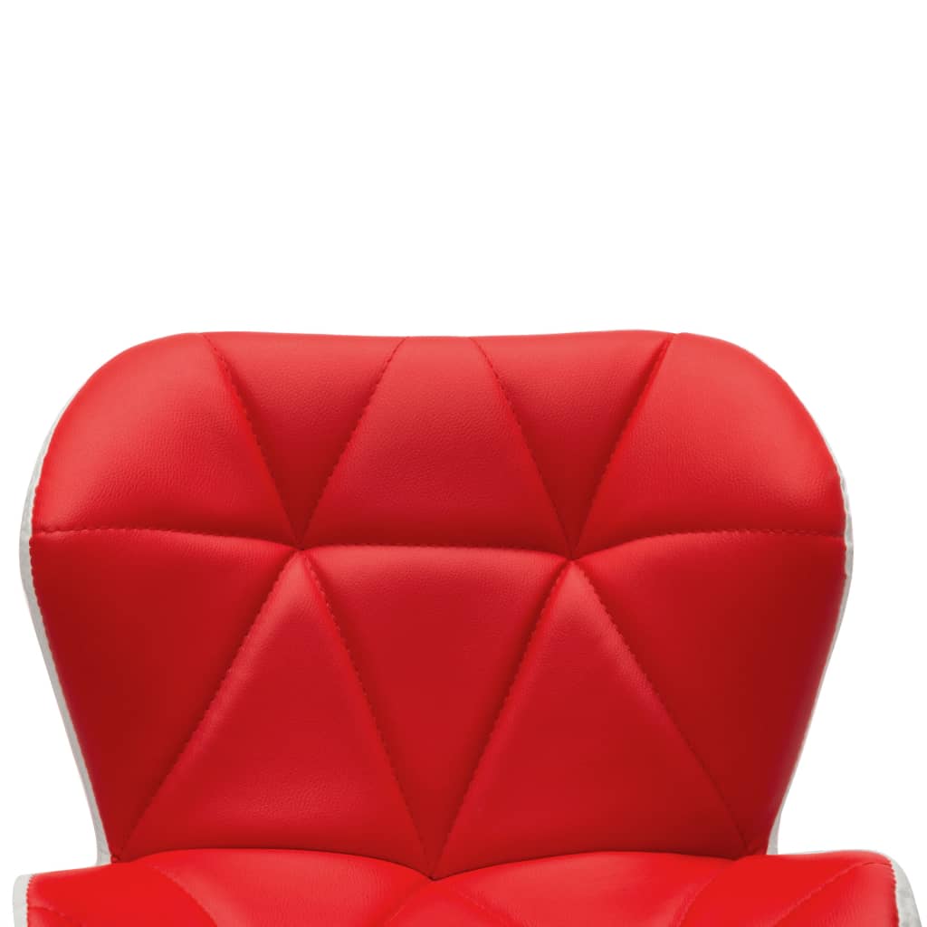 vidaXL bāra krēsls, sarkana mākslīgā āda