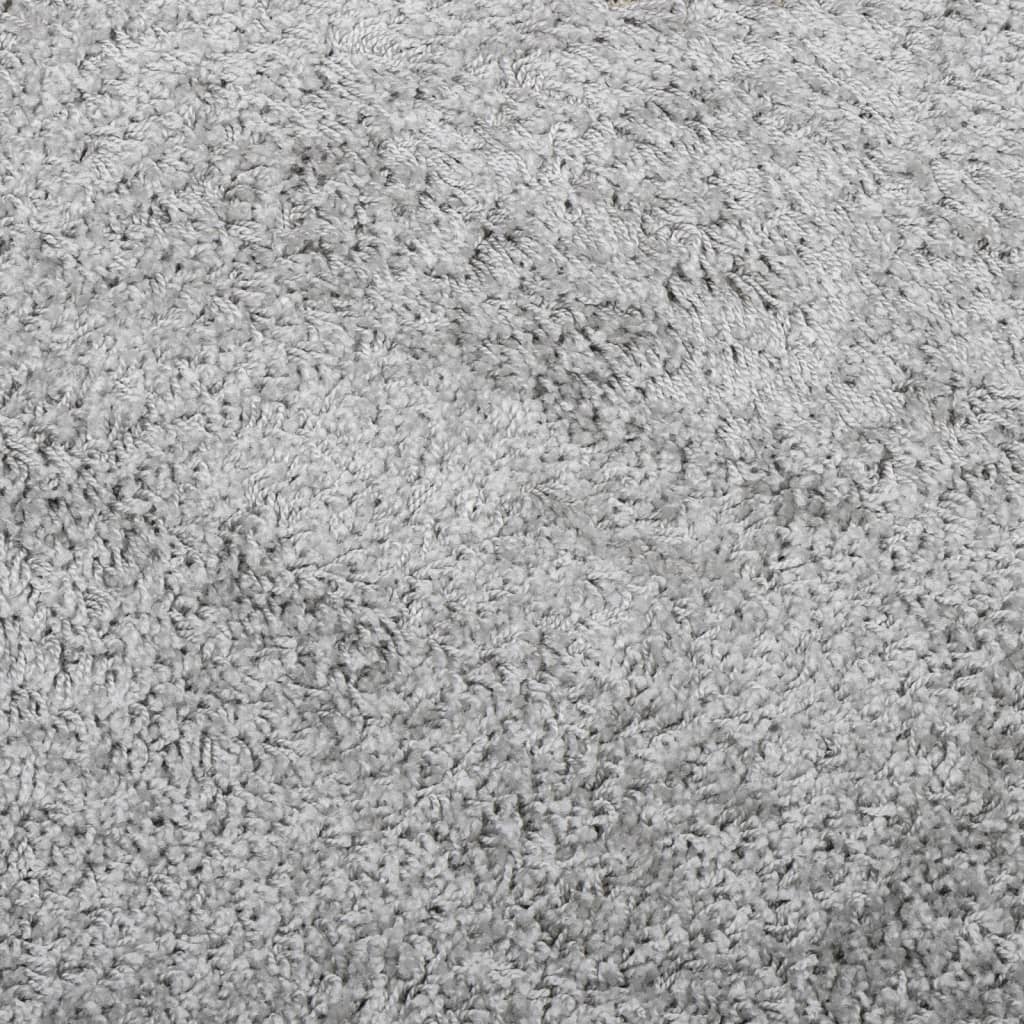 vidaXL paklājs, 80x200 cm, Shaggy, moderns, pelēks