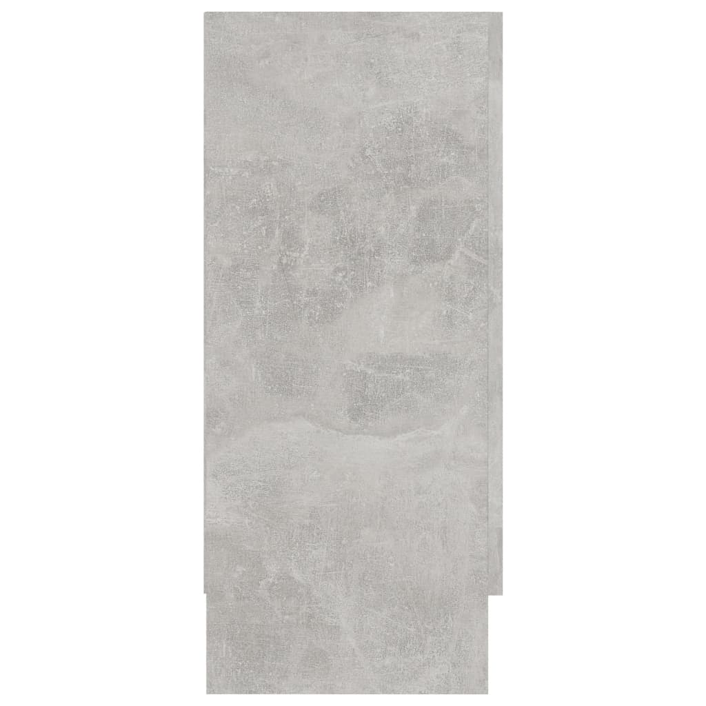 vidaXL kumode, betona pelēka, 120x30,5x70 cm, kokskaidu plātne