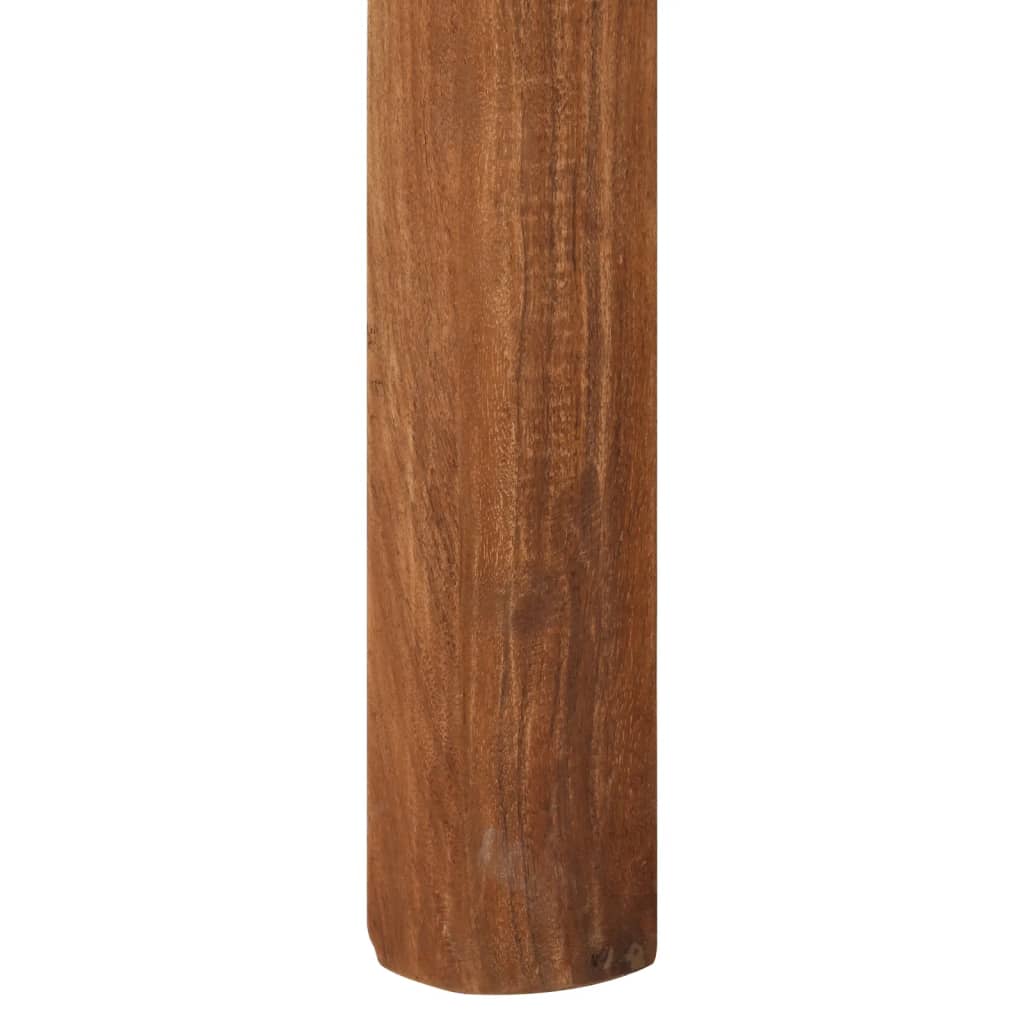 vidaXL bāra galds, 110x55x35 cm, akācijas koks, medus krāsas apdare