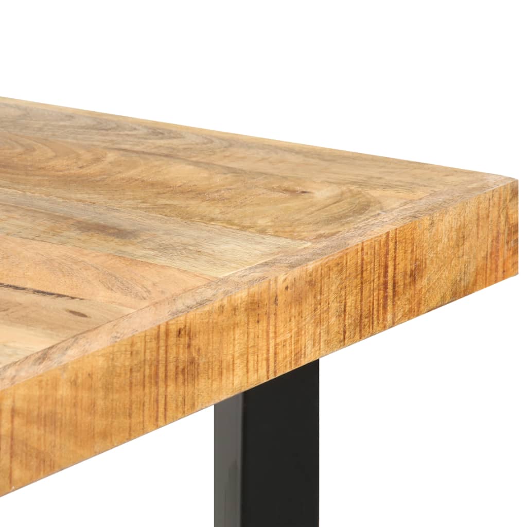 vidaXL bāra galds, 180x70x107 cm, neapstrādāts mango koks