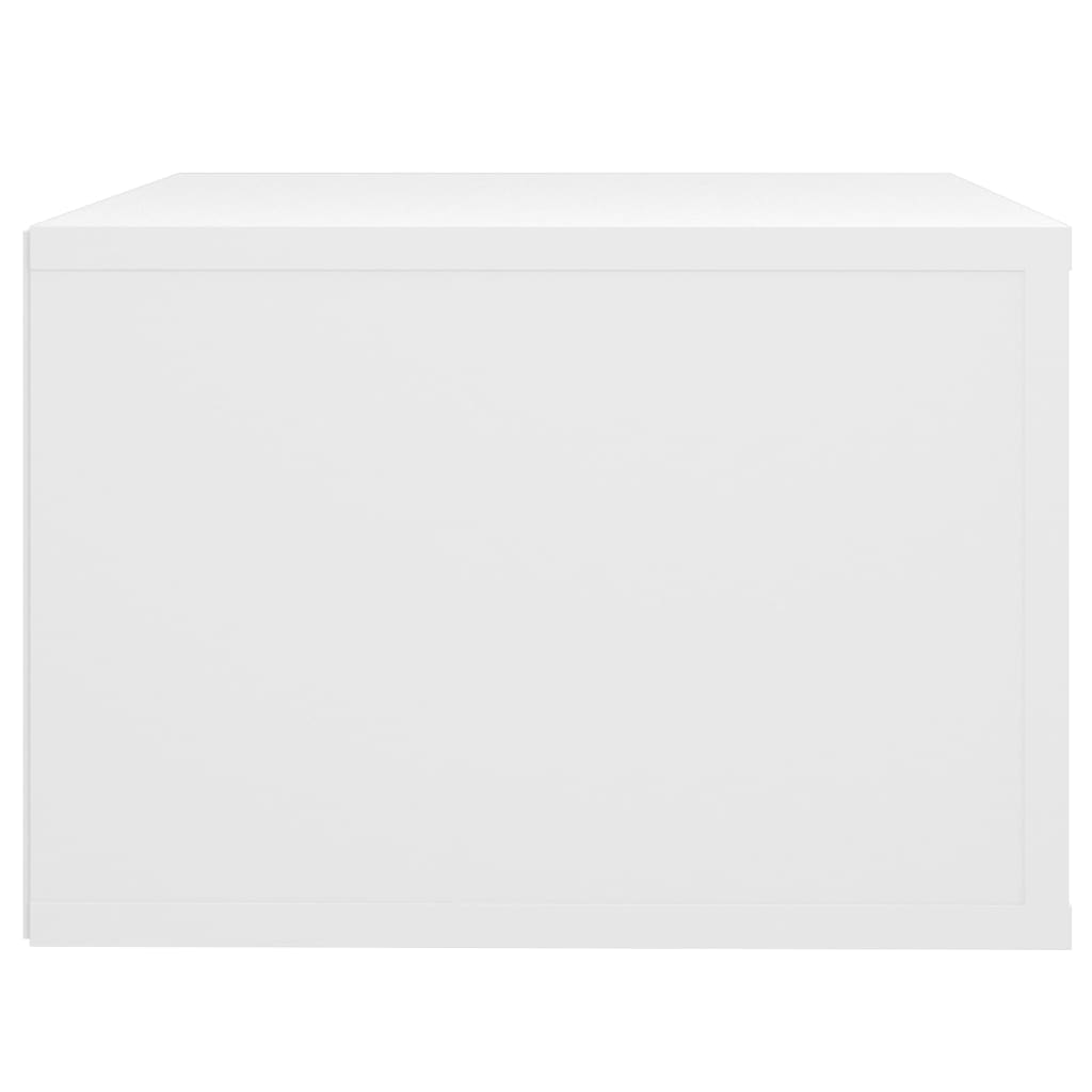 vidaXL sienas naktsskapīši, 2 gab., balti, 50x36x25 cm