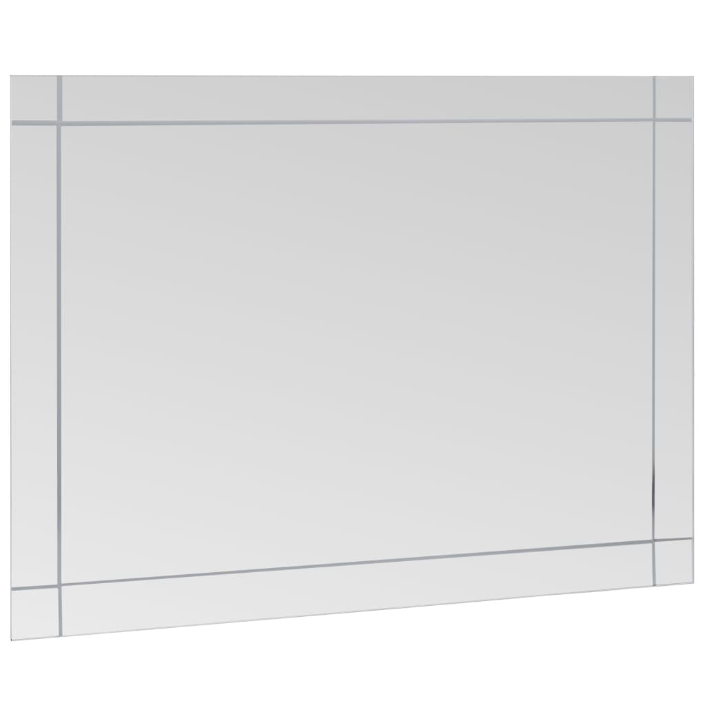 vidaXL sienas spogulis, 60x40 cm, stikls