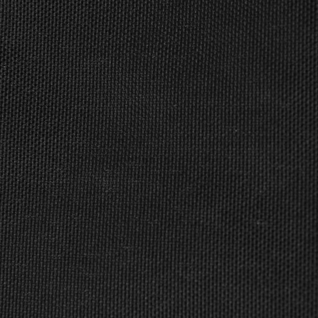 vidaXL saulessargs, 3x3 m, kvadrāta forma, melns oksforda audums
