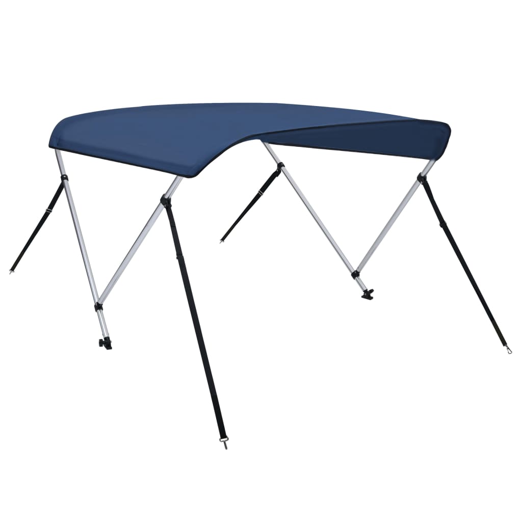 vidaXL divloku motorlaivas jumts, tumši zils, 180x150x110 cm