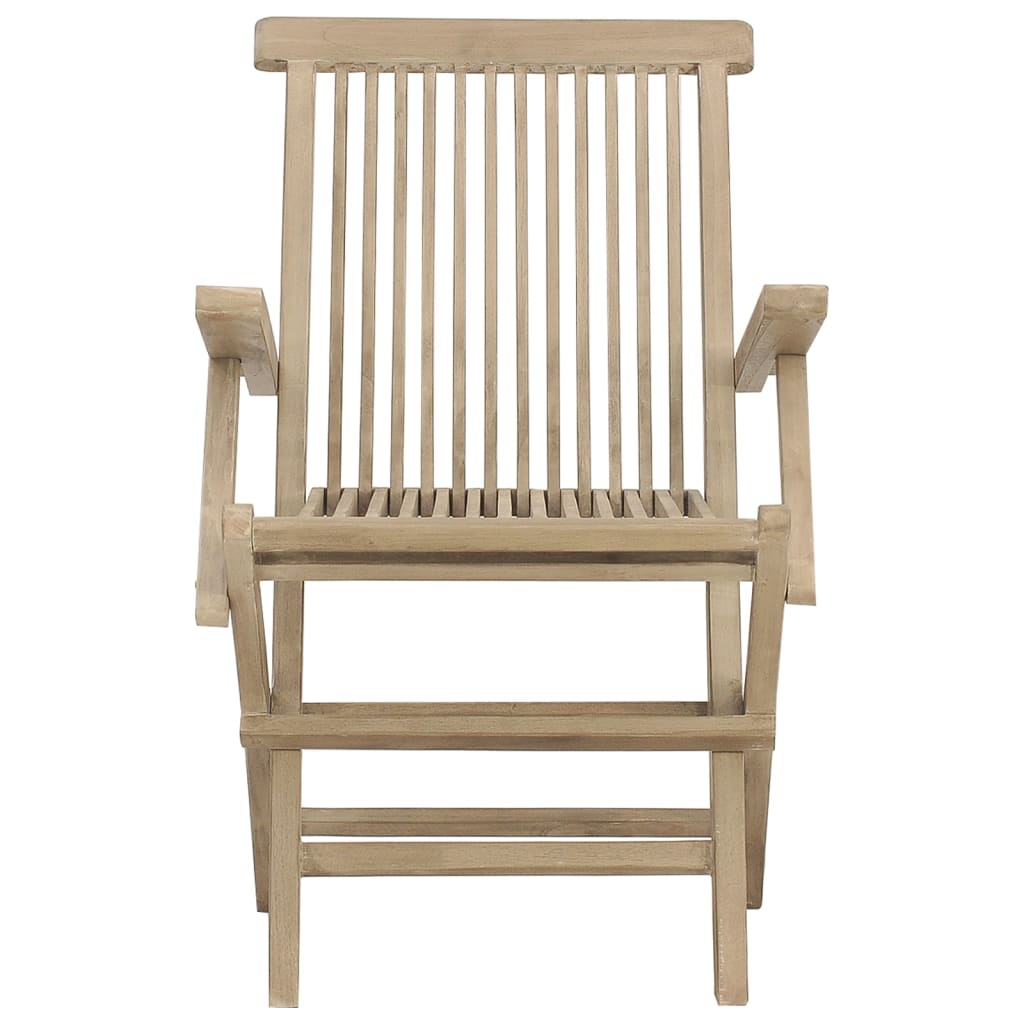 vidaXL saliekami dārza krēsli, 2 gab., 56x61x89 cm, masīvs tīkkoks