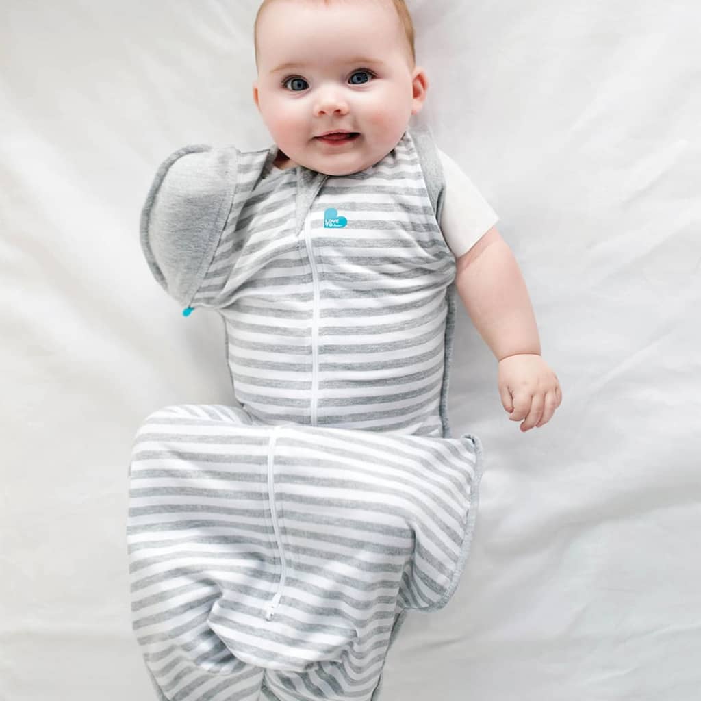 Love to Dream mazuļu guļammaiss Swaddle UP, M izmērs, pelēks