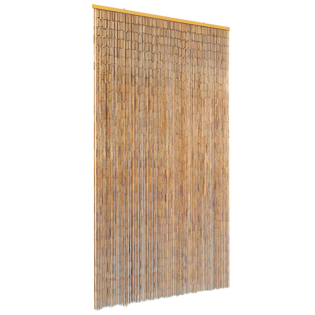 vidaXL kukaiņu aizkars durvīm, 100x220 cm, bambuss