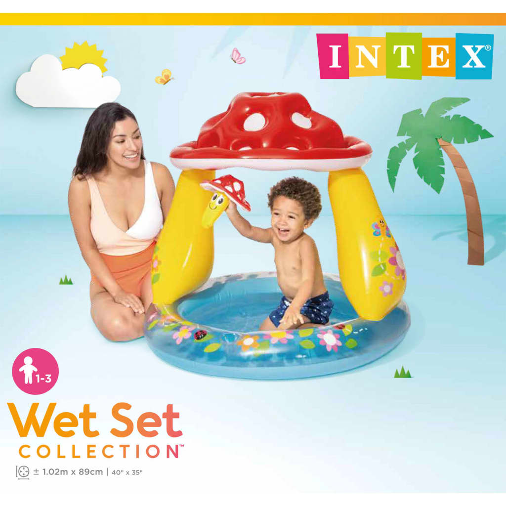 Intex bērnu baseins, sēnes forma, 57114NP