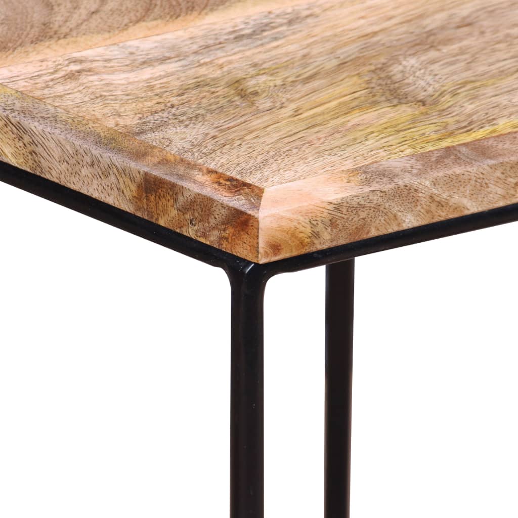vidaXL kafijas galdiņš, 56x48x40 cm, mango masīvkoks