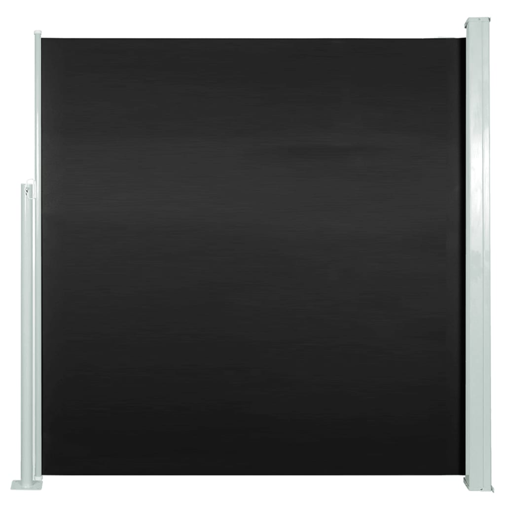 vidaXL izvelkama sānu markīze, 140x300 cm, melna