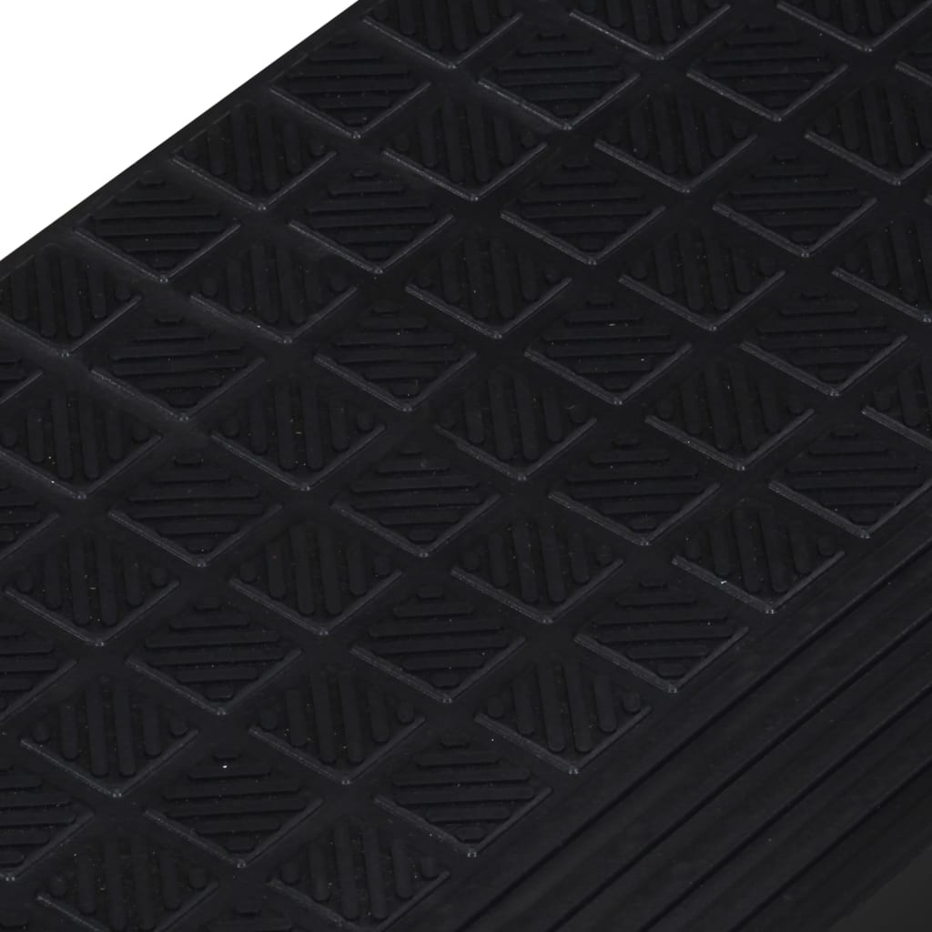 vidaXL kāpņu paklāji, 10 gab., 25x75 cm, gumija
