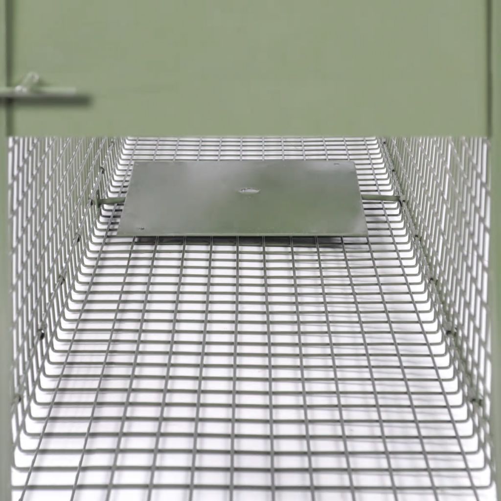 vidaXL dzīvķeramais slazds, 2 durvis, 150 x 30 x 30 cm