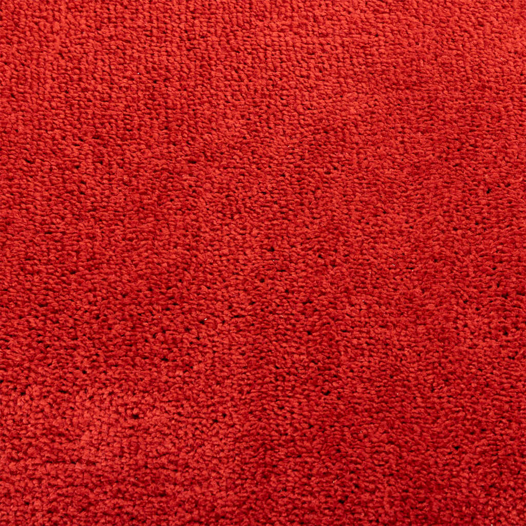 vidaXL paklājs OVIEDO, īsa spalva, sarkans, Ø 200 cm