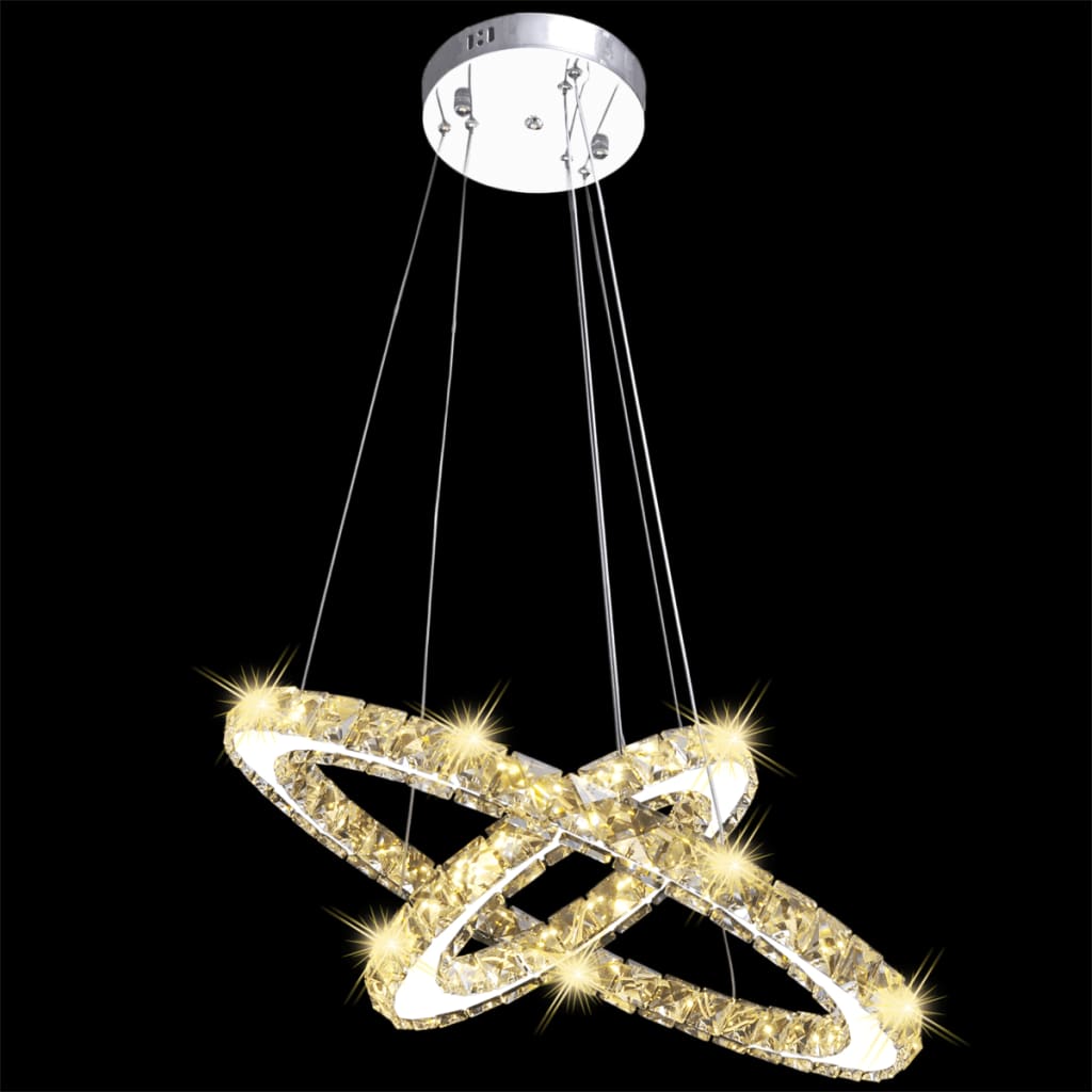 LED kristāla lampa ar gredzenveida dizainu, 23,6 W