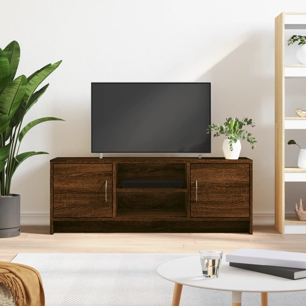 vidaXL TV skapītis, ozolkoka krāsa, 102x30x37,5 cm, inženierijas koks
