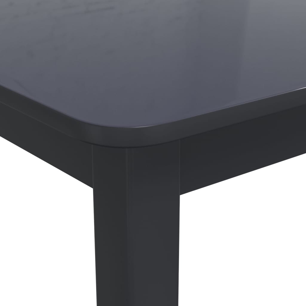 vidaXL virtuves galds, melns, 114x71x75 cm, gumijas masīvkoks