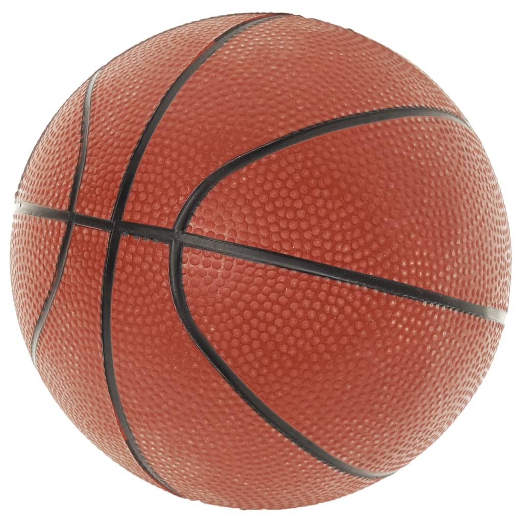 vidaXL basketbola komplekts, regulējams 180-230 cm, pārvietojams