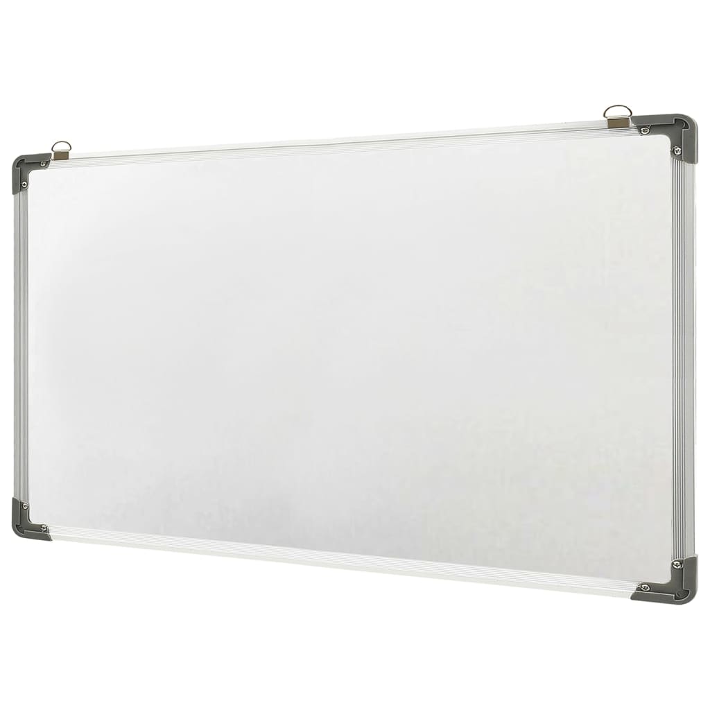 vidaXL magnētiska tāfele, balta, 110x60 cm, tērauds