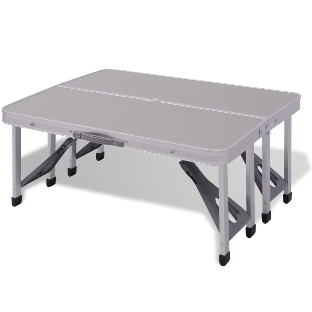 vidaXL alumīnija piknika galds