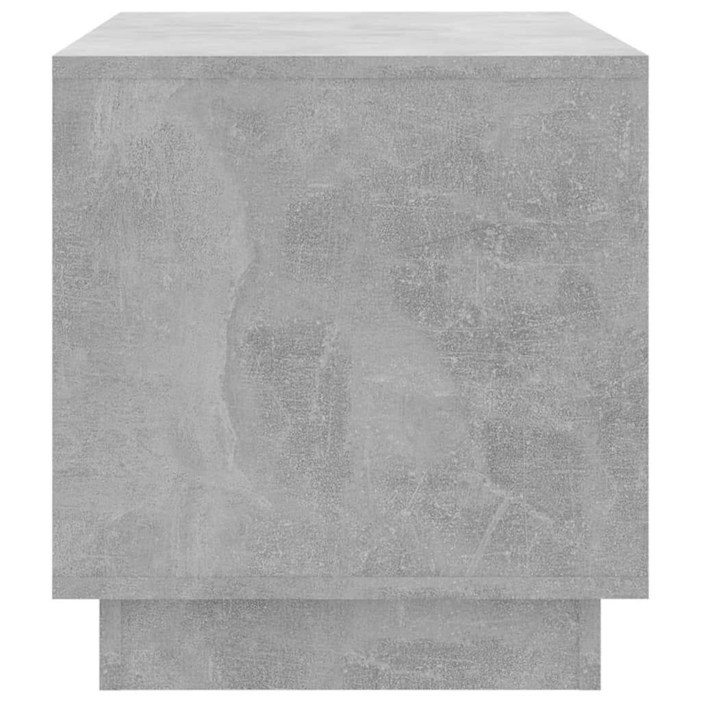 vidaXL TV plaukts, betona pelēks, 70x41x44 cm, skaidu plāksne