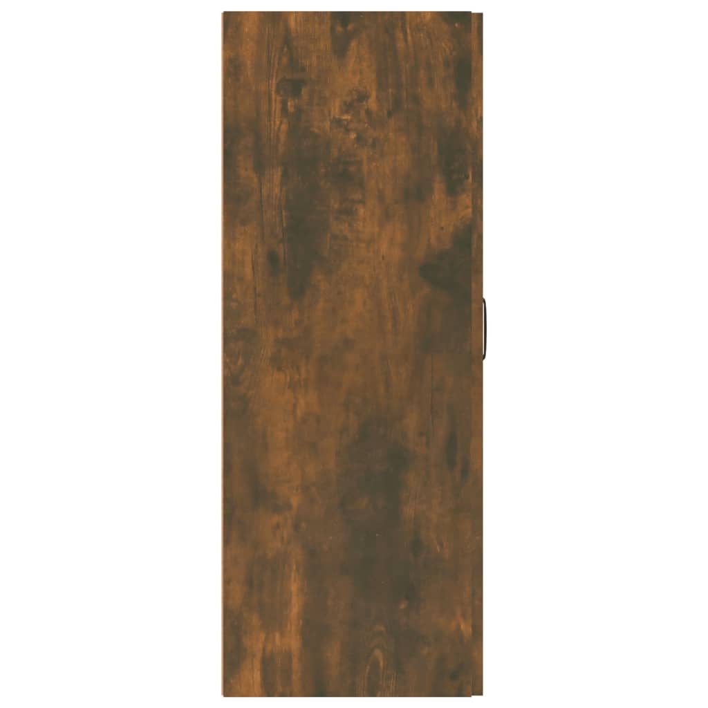 vidaXL sienas skapītis, ozola krāsa, 69,5x34x90 cm, inženierijas koks