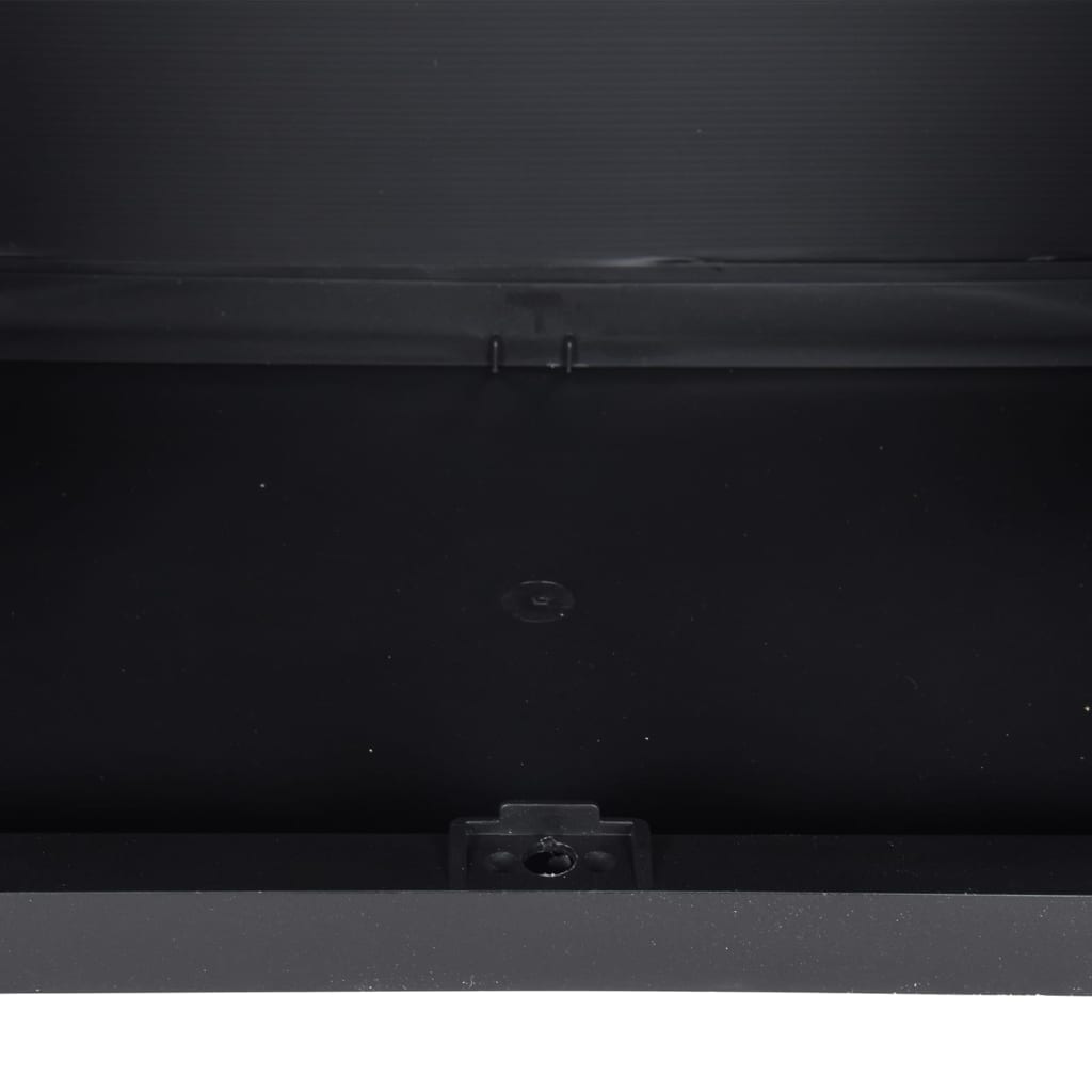 vidaXL āra uzglabāšanas skapītis, 65x37x165 cm, pelēks un melns, PP