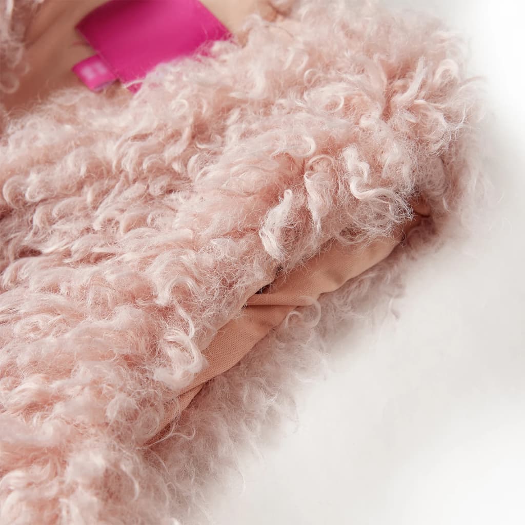 Bērnu veste, mākslīgā kažokāda, gaiši rozā, 92