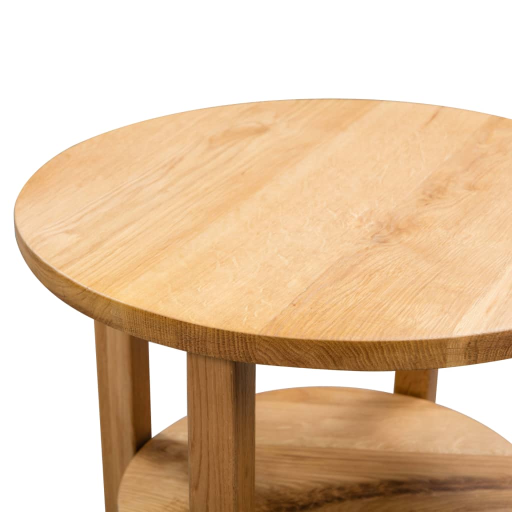 vidaXL galdiņš, 40x50 cm, ozola masīvkoks