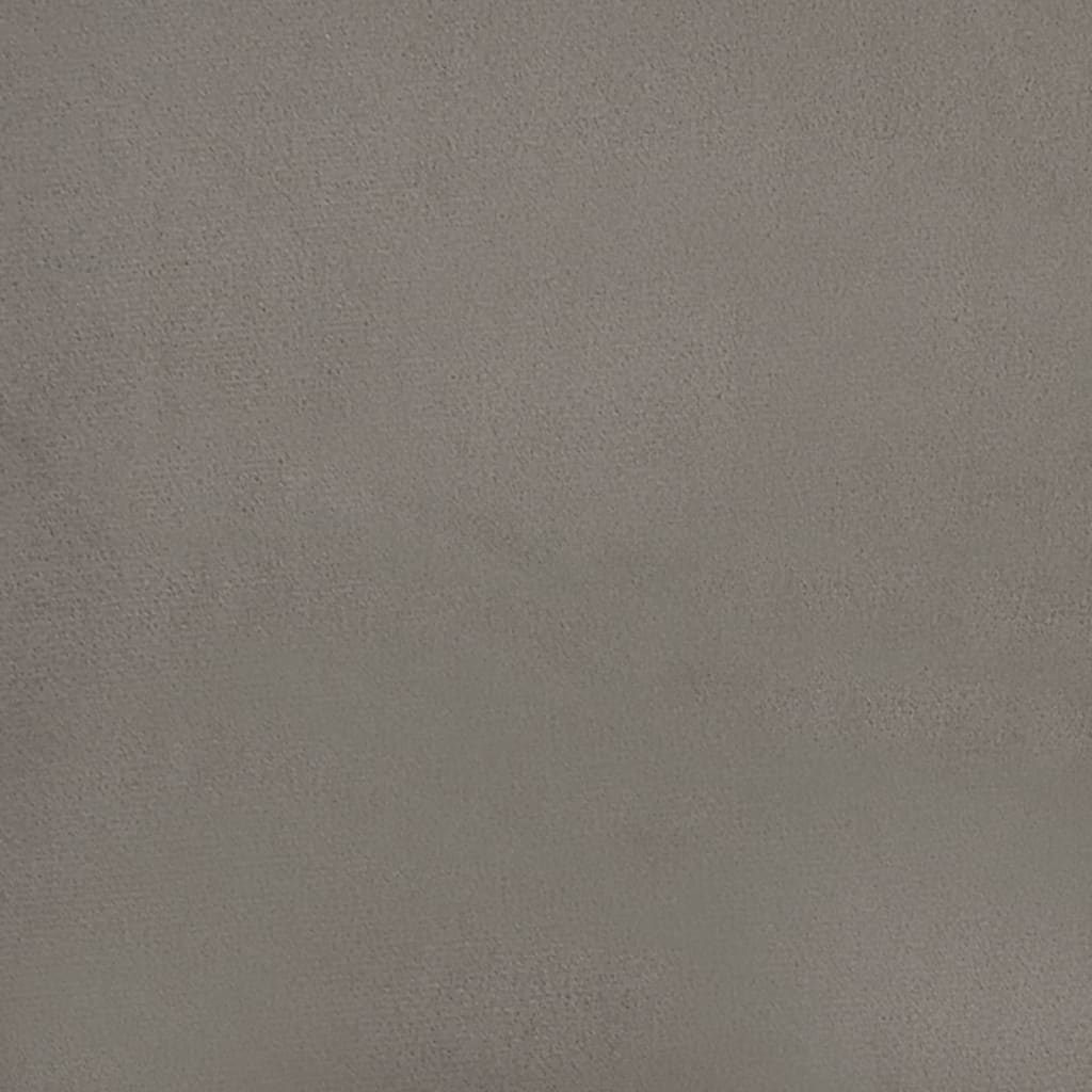vidaXL sienas paneļi, 12 gab., gaiši pelēki, 30x30 cm, samts, 1,08 m²