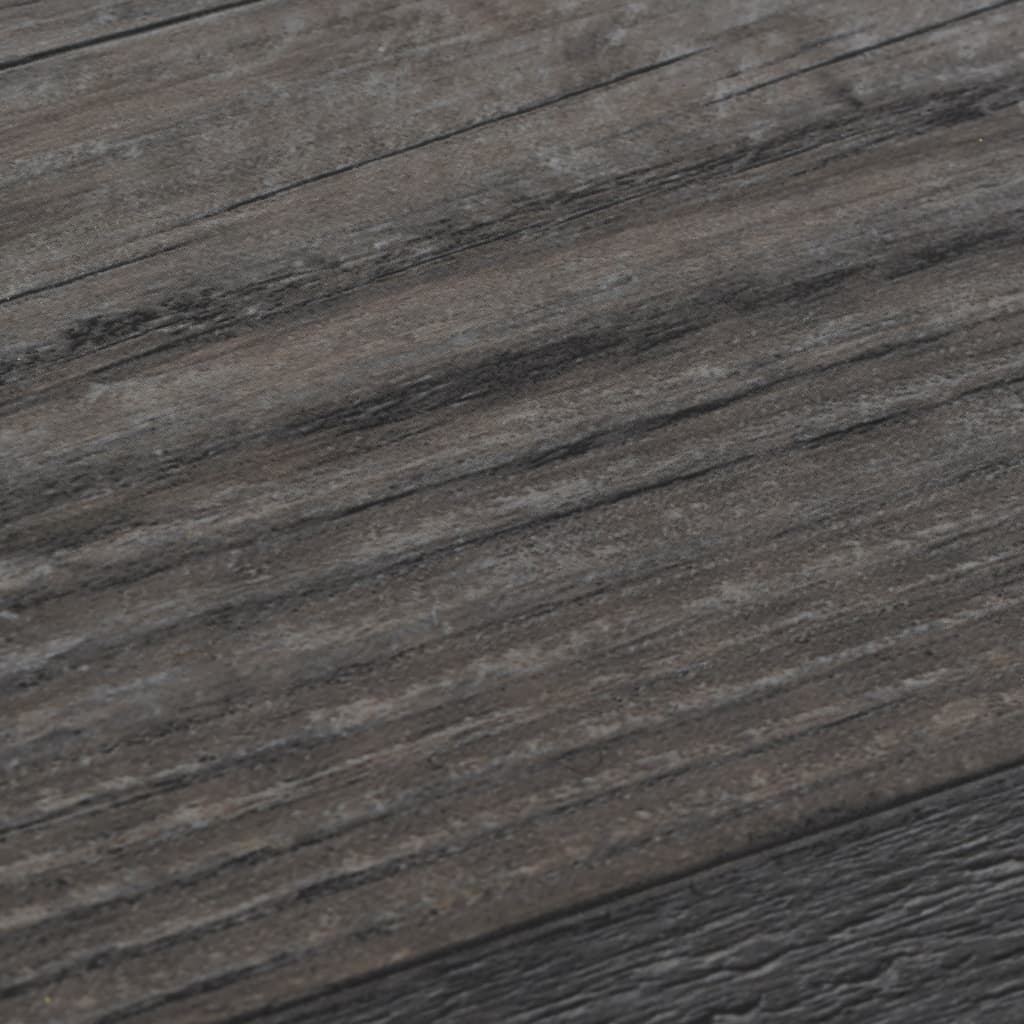vidaXL grīdas dēļi, pašlīmējoši, 5,02 m², 2 mm, industriāla koka PVC