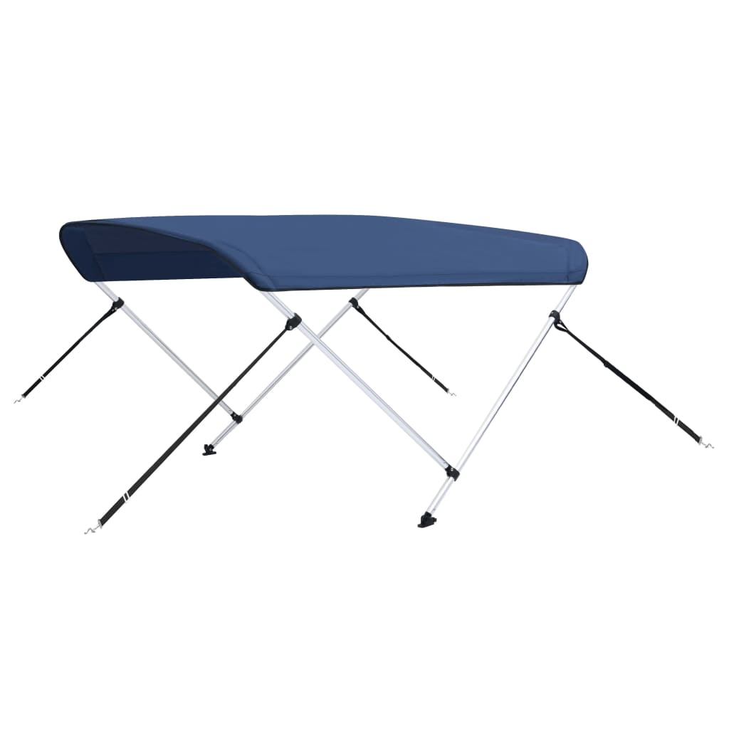vidaXL divloku motorlaivas jumts, tumši zils, 180x150x110 cm