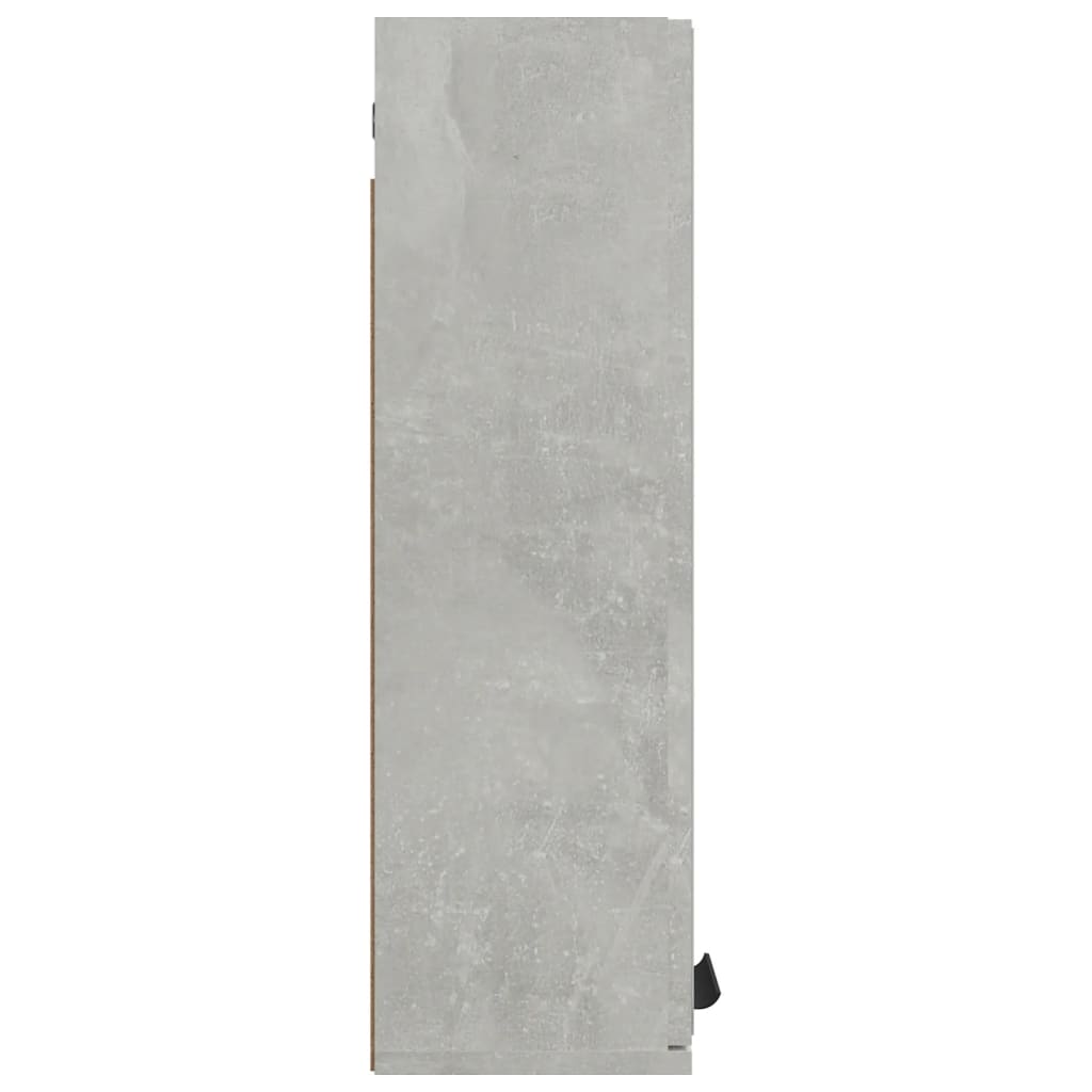 vidaXL vannasistabas spoguļskapītis, betona pelēks, 64x20x67 cm