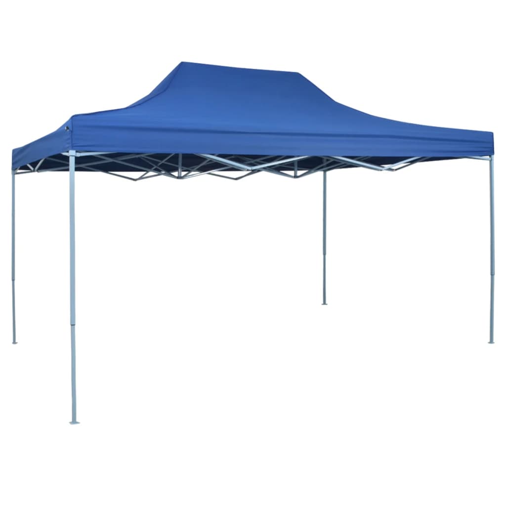 vidaXL saliekama telts, 3x4,5 m, ātri uzstādāma, zila