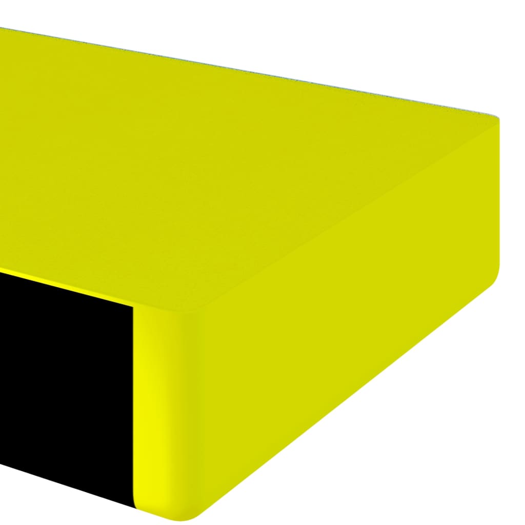 vidaXL stūru aizsargs, dzeltens un melns, 6x2x101,5 cm, PU