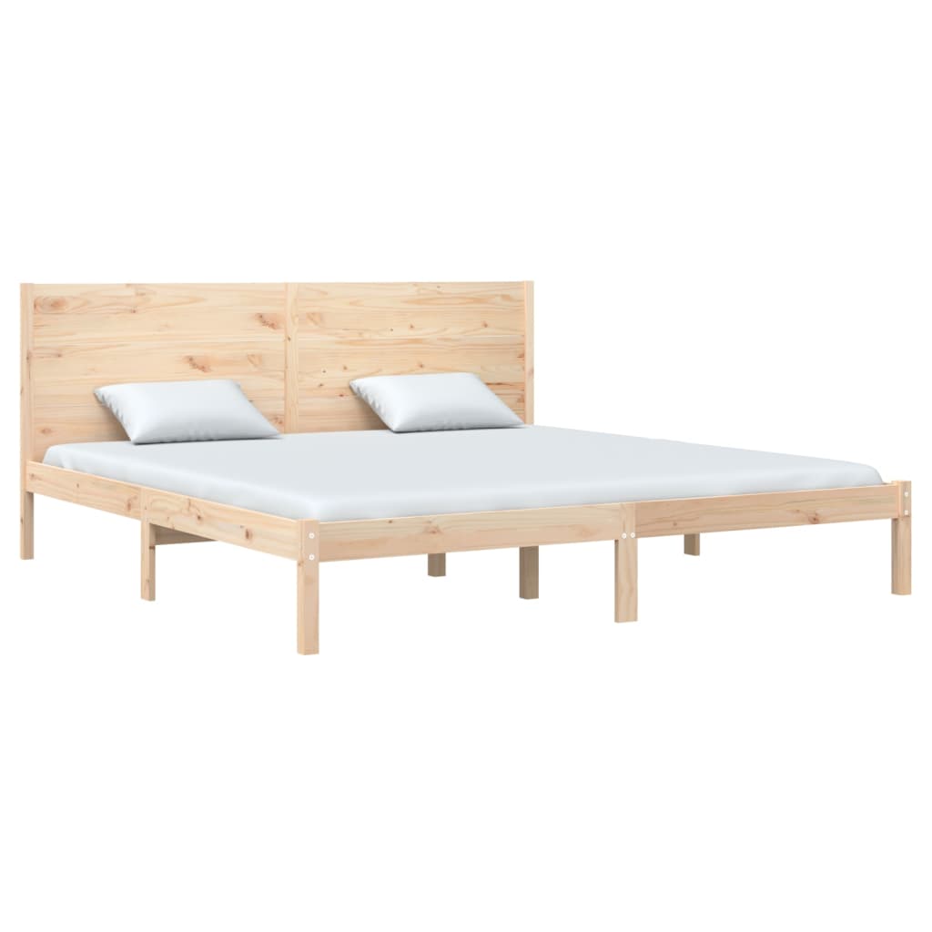 vidaXL gultas rāmis, masīvkoks, 180x200 cm, liels, divvietīgs