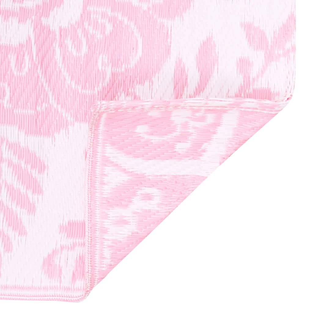 vidaXL āra paklājs, 80x150 cm, rozā PP