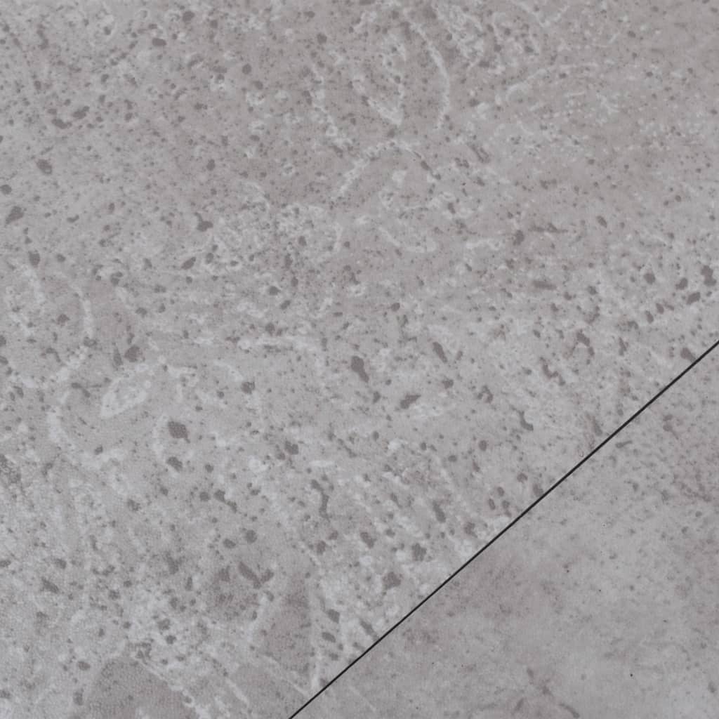 vidaXL grīdas dēļi, pašlīmējoši, 5,02 m², 2 mm, zemes pelēks PVC