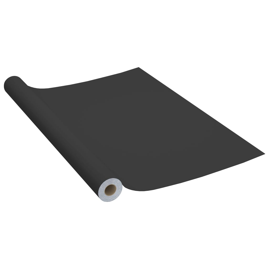 vidaXL mēbeļu līmplēves, 2 gab., melnas, 500x90 cm, PVC