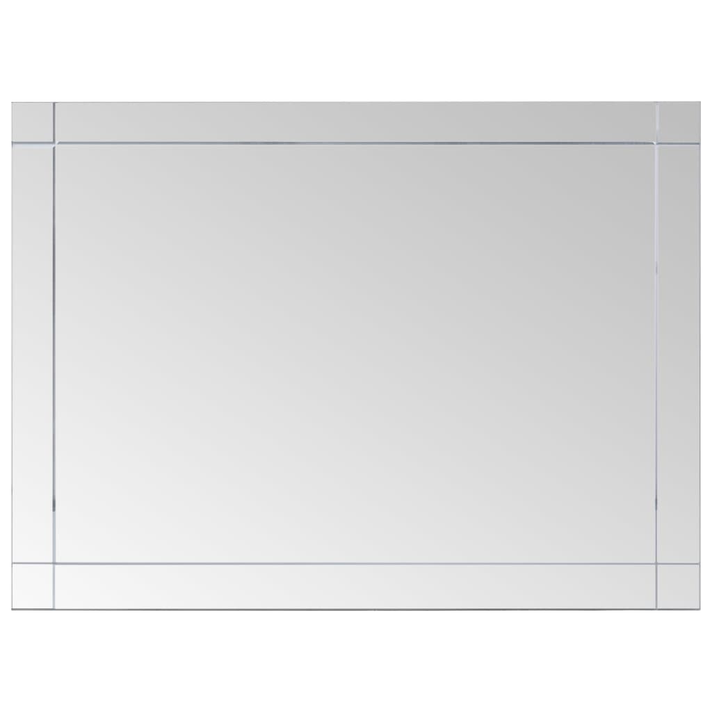 vidaXL sienas spogulis, 60x40 cm, stikls